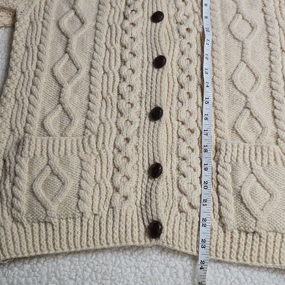 919 Blarney Woollen Mills Supersoft Merino Wool Aran Lumber Small - Picture 10 of 11